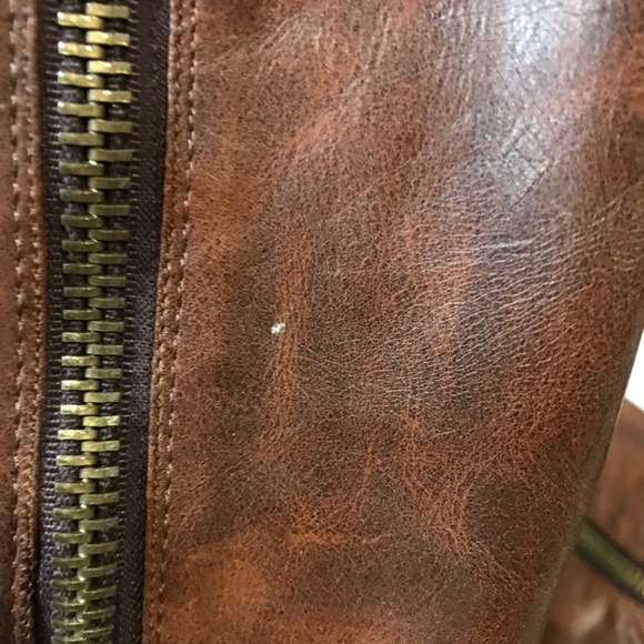 BRASH Knee High Heeled Boots Women's Size 7 Tan Brown Full Side Zipper - Picture 7 of 10